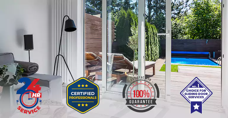 Glass Balcony Sliding Door Repair in South Miami