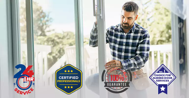 Residential Impact Sliding Glass Door Repair in South Miami
