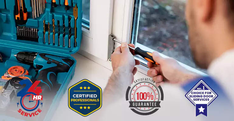 Sliding Patio Door Squeaks Repair Near Me in South Miami