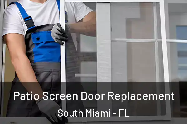 Patio Screen Door Replacement South Miami - FL